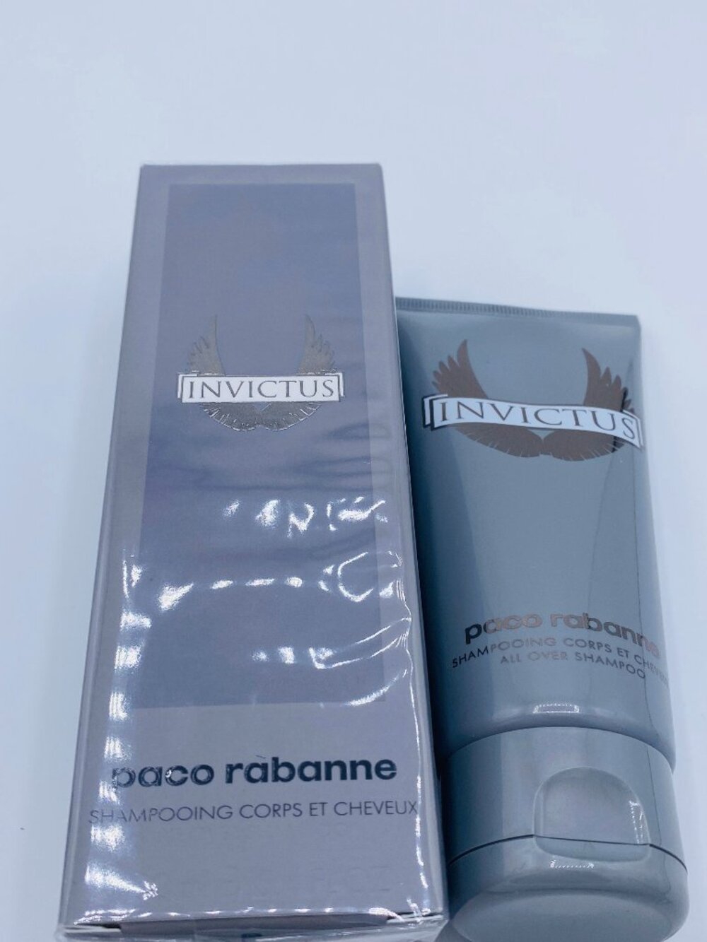 Paco Rabanne Invictus Gift Set-Shampoo 100ml,Spray 10ml&Sample-3pc-BOXED-NEW - Picture 10 of 14